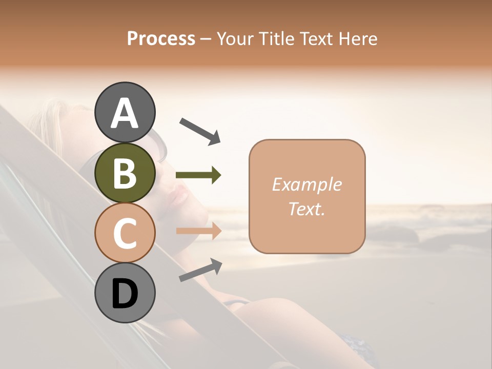 Sun Portrait Sunset PowerPoint Template