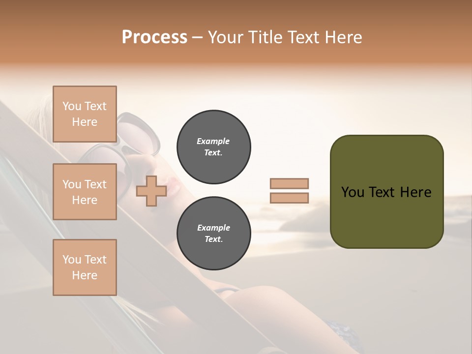 Sun Portrait Sunset PowerPoint Template