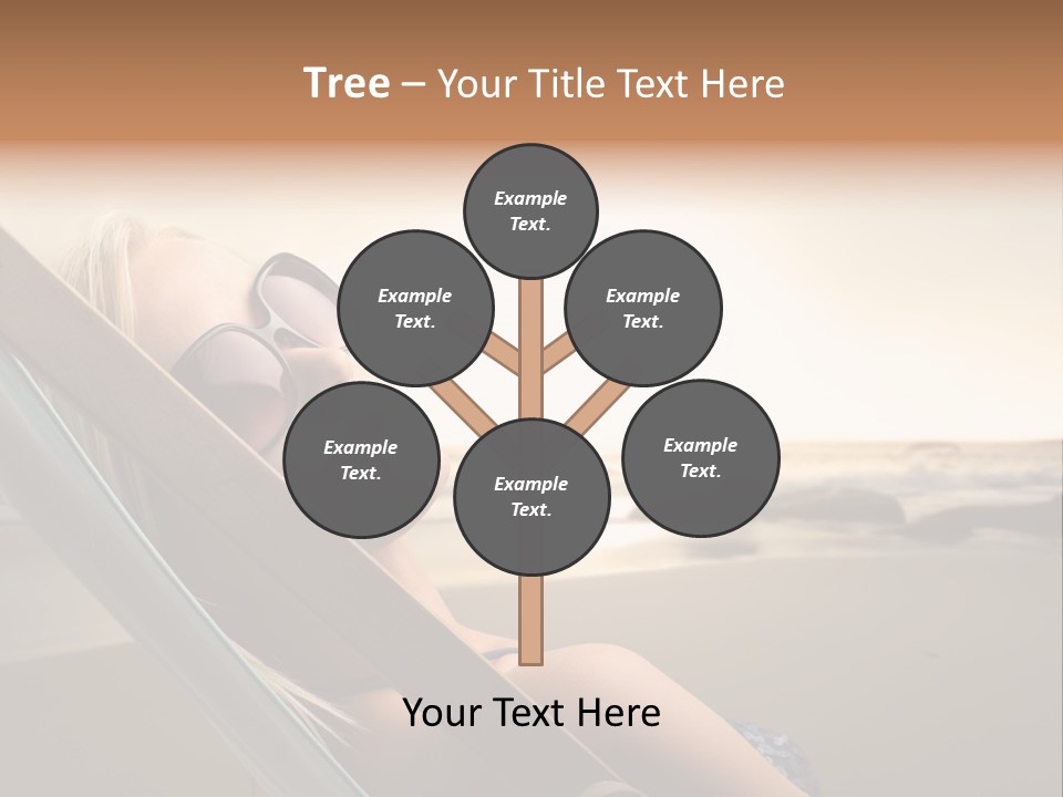 Sun Portrait Sunset PowerPoint Template
