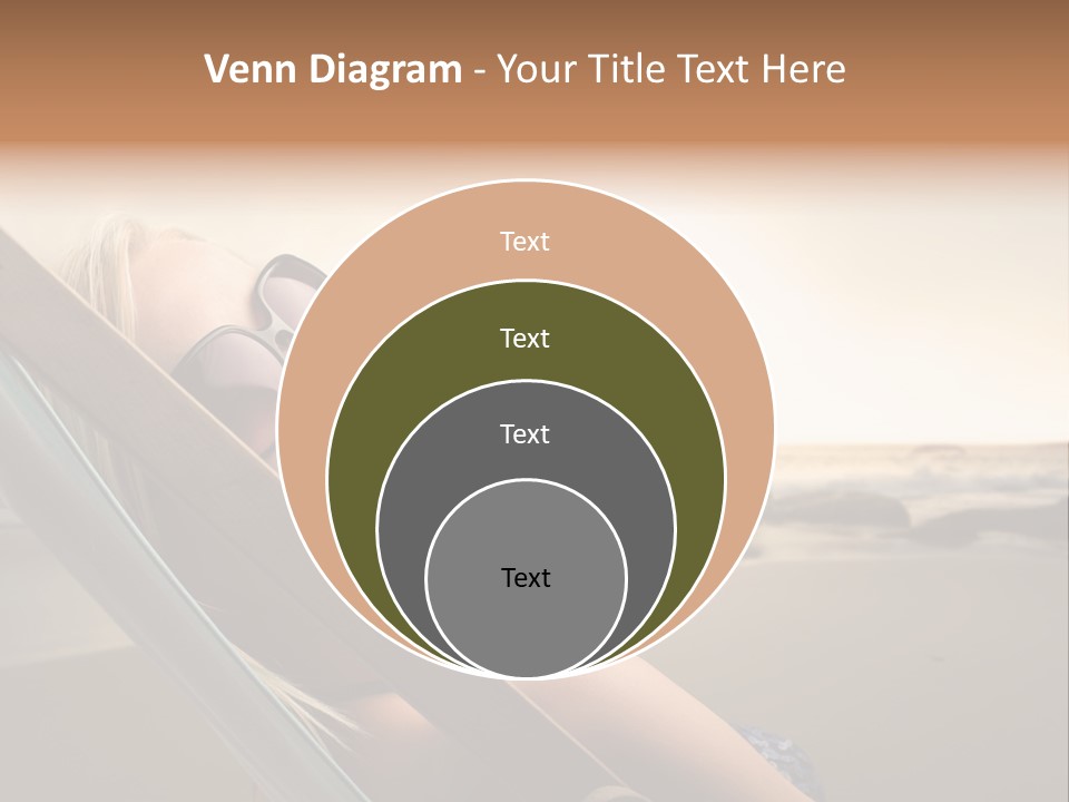 Sun Portrait Sunset PowerPoint Template