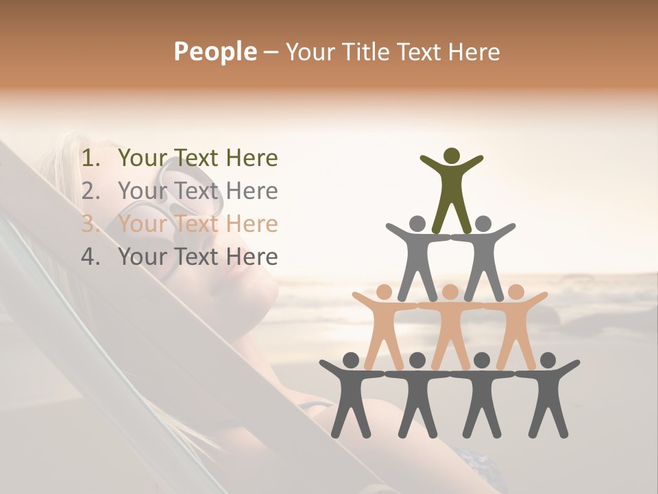 Sun Portrait Sunset PowerPoint Template