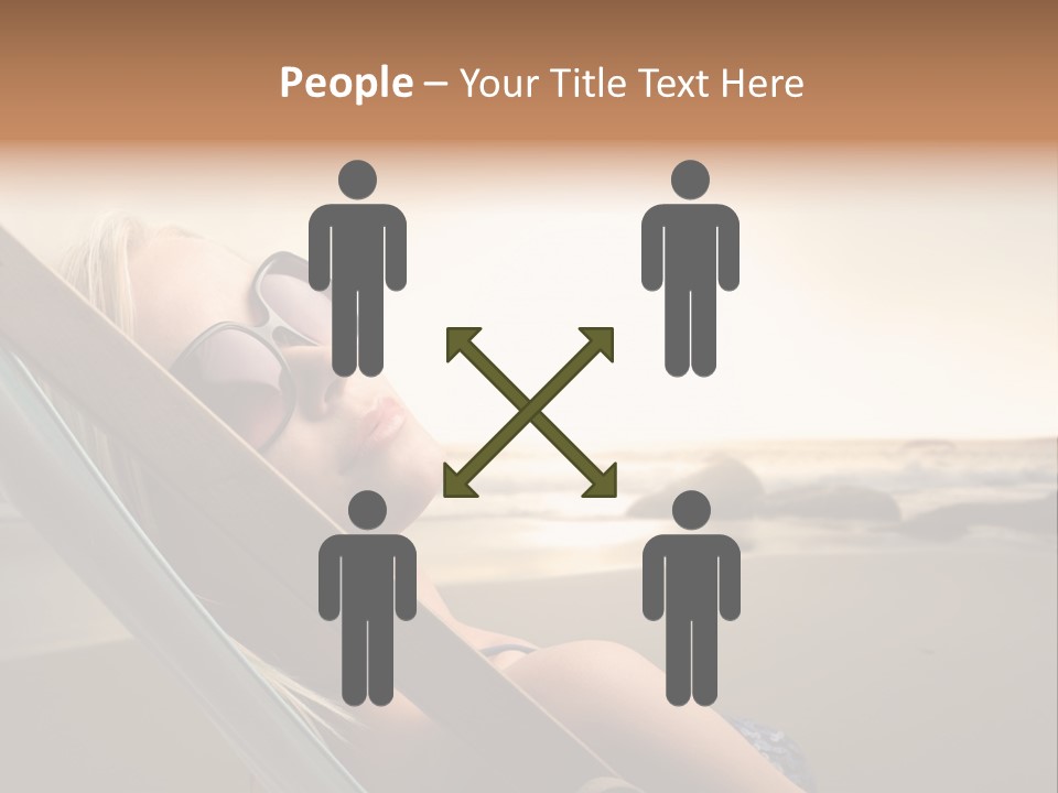 Sun Portrait Sunset PowerPoint Template