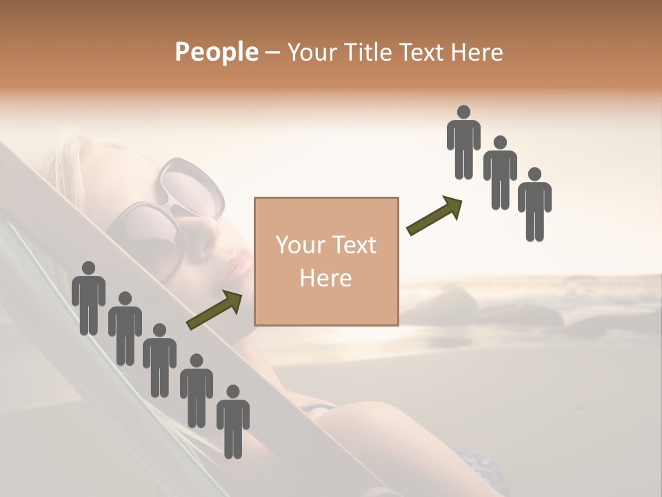 Sun Portrait Sunset PowerPoint Template