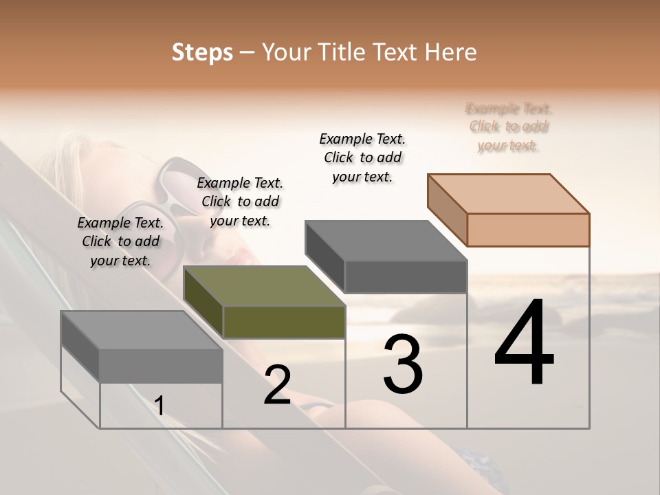 Sun Portrait Sunset PowerPoint Template