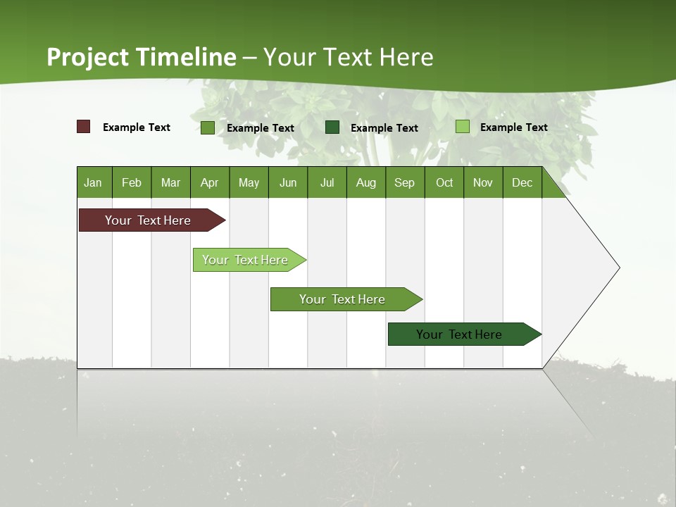 Brown Soil Flower PowerPoint Template