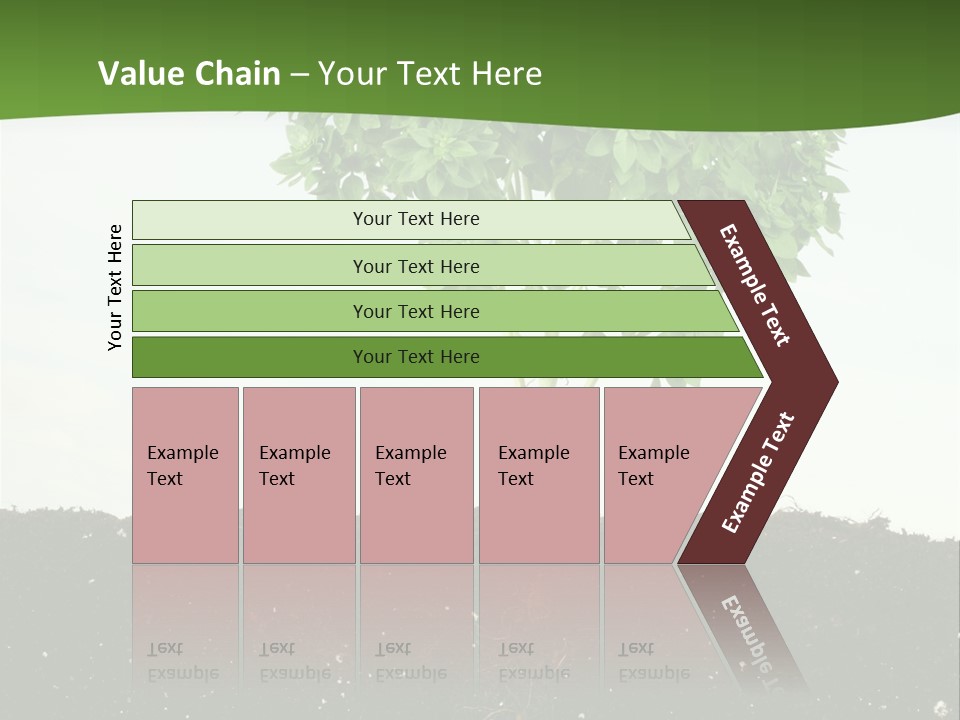 Brown Soil Flower PowerPoint Template