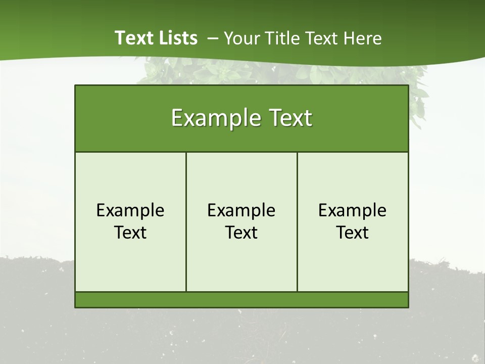 Brown Soil Flower PowerPoint Template