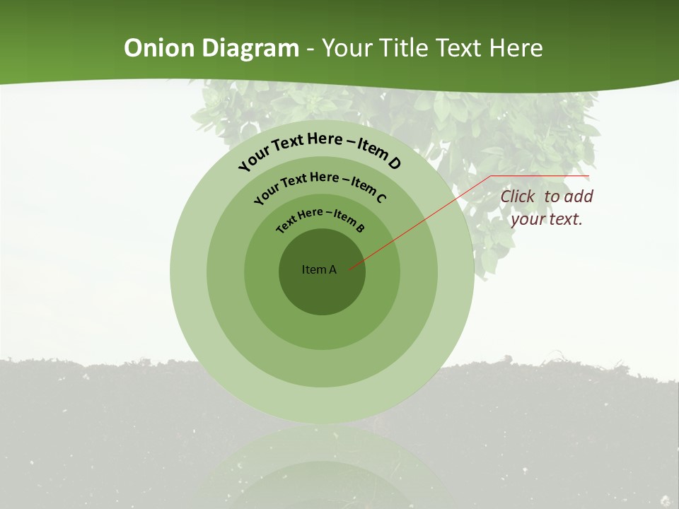 Brown Soil Flower PowerPoint Template