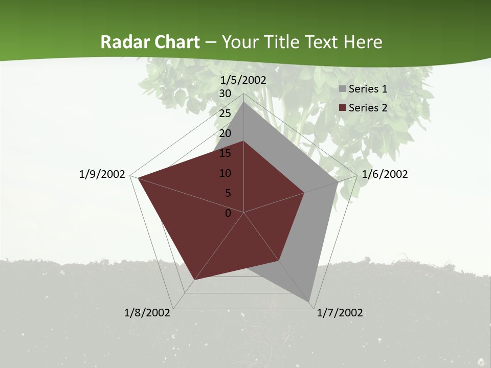 Brown Soil Flower PowerPoint Template