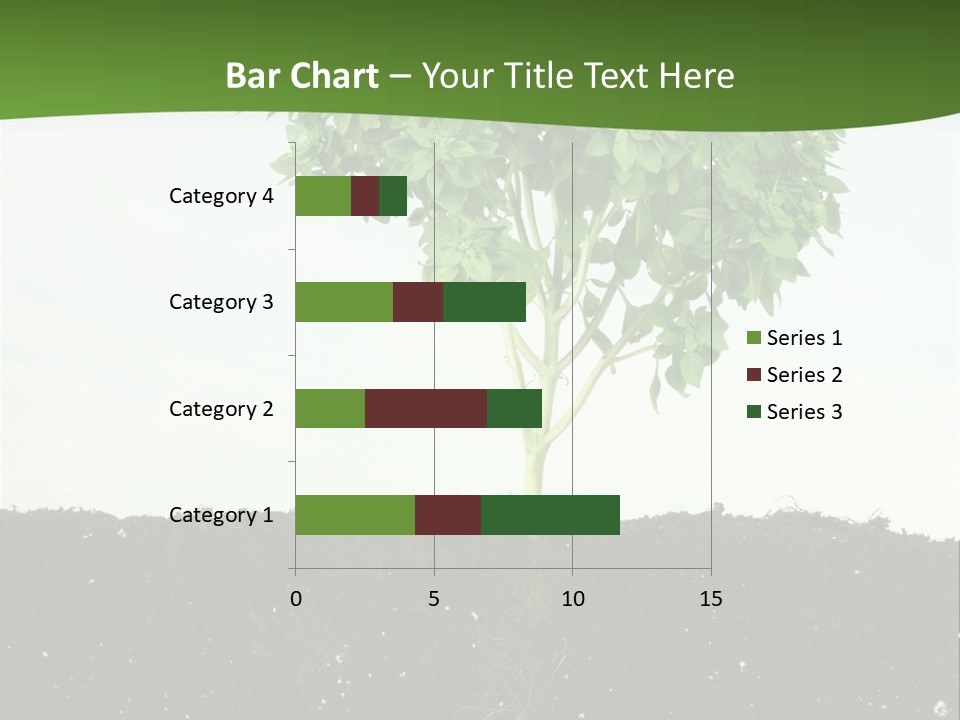 Brown Soil Flower PowerPoint Template