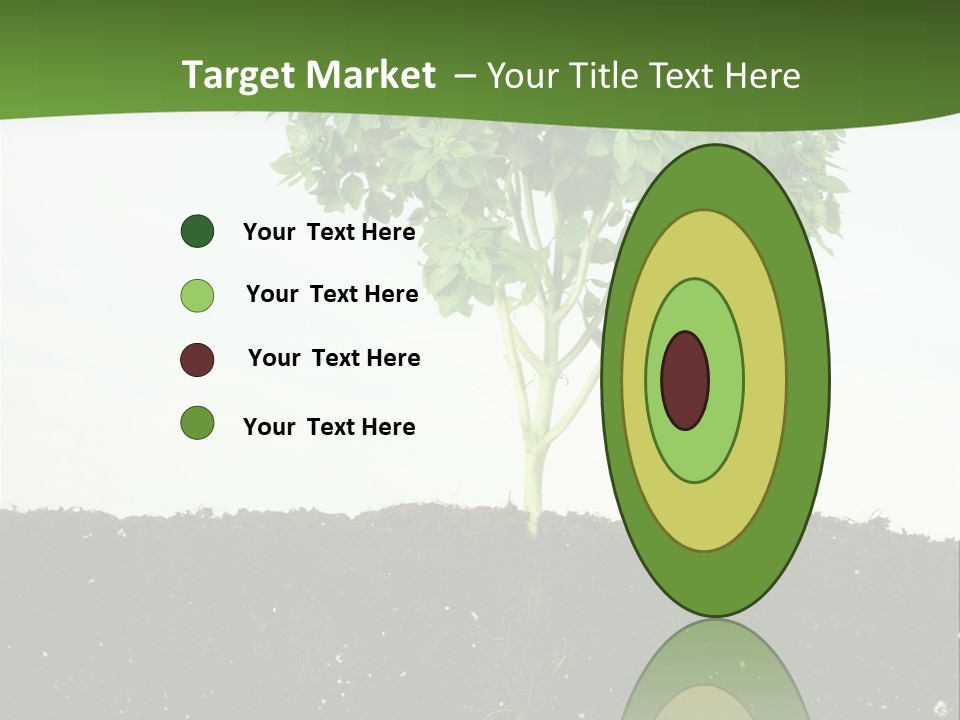 Brown Soil Flower PowerPoint Template