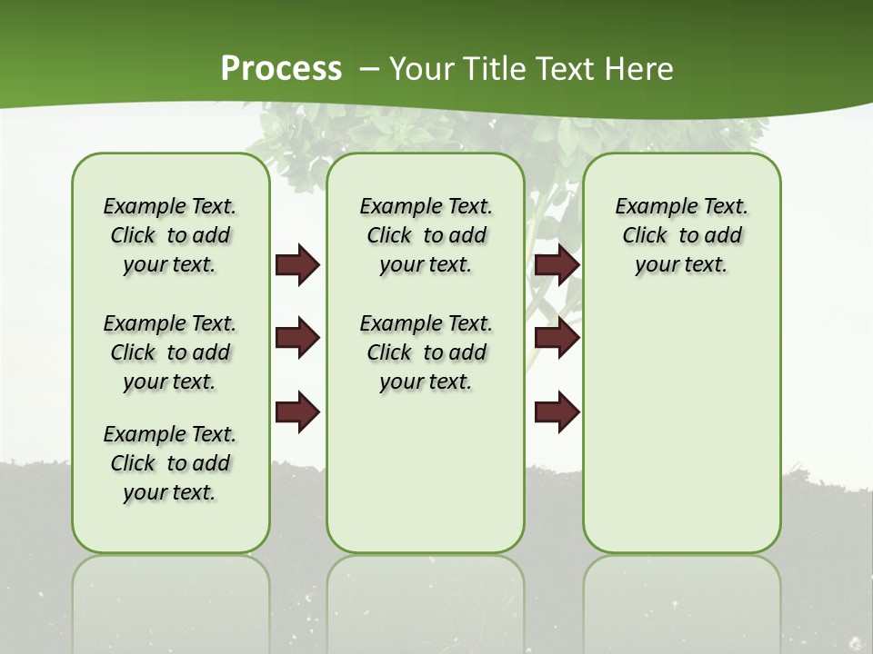 Brown Soil Flower PowerPoint Template