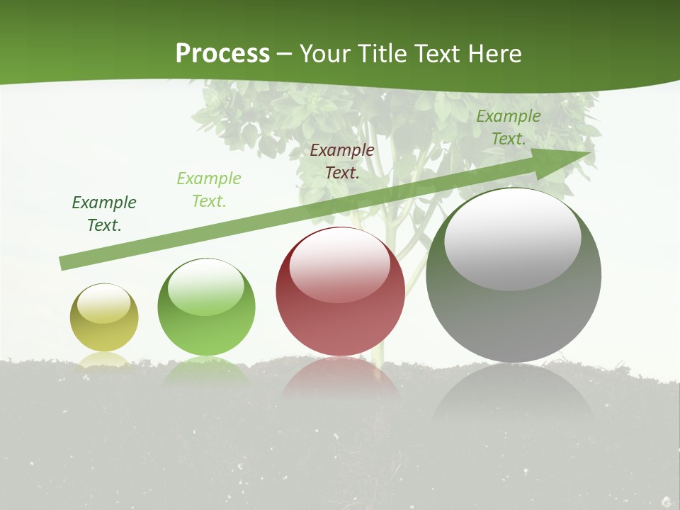 Brown Soil Flower PowerPoint Template