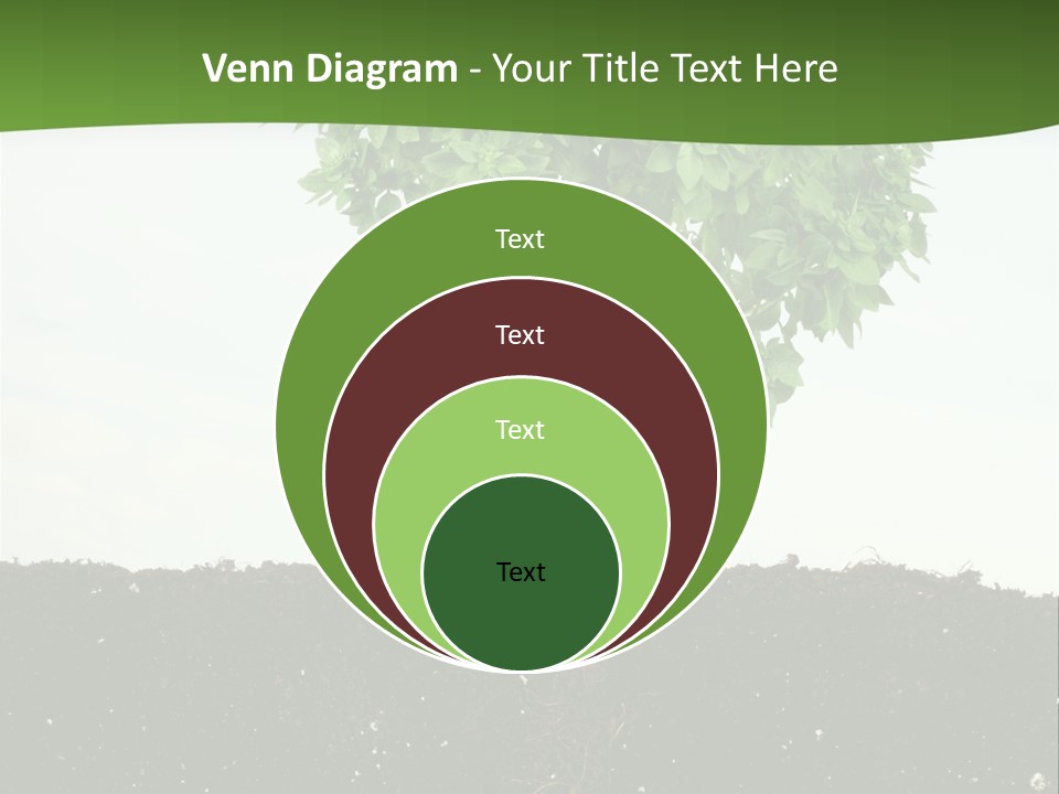 Brown Soil Flower PowerPoint Template