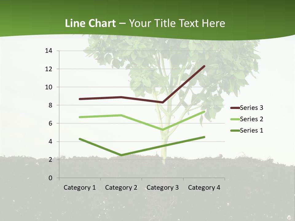 Brown Soil Flower PowerPoint Template