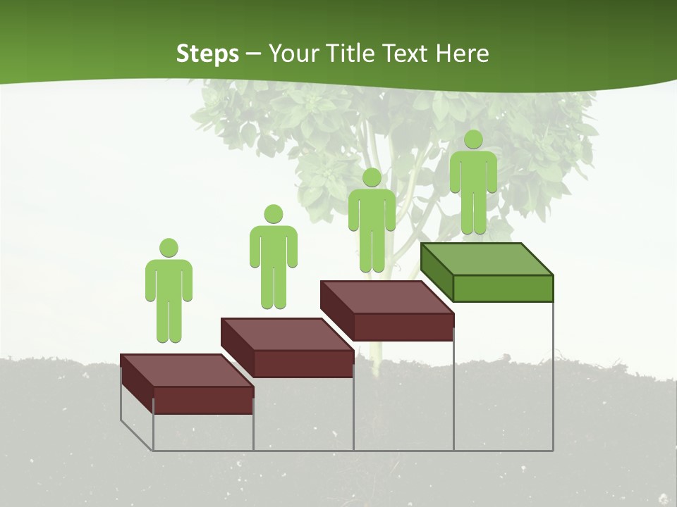 Brown Soil Flower PowerPoint Template