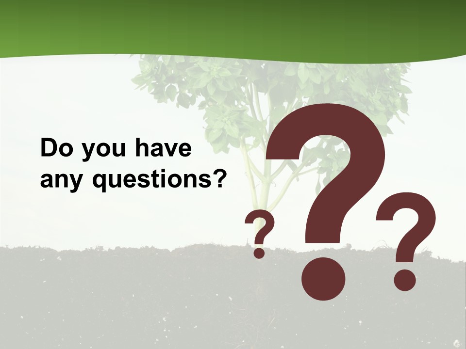 Brown Soil Flower PowerPoint Template