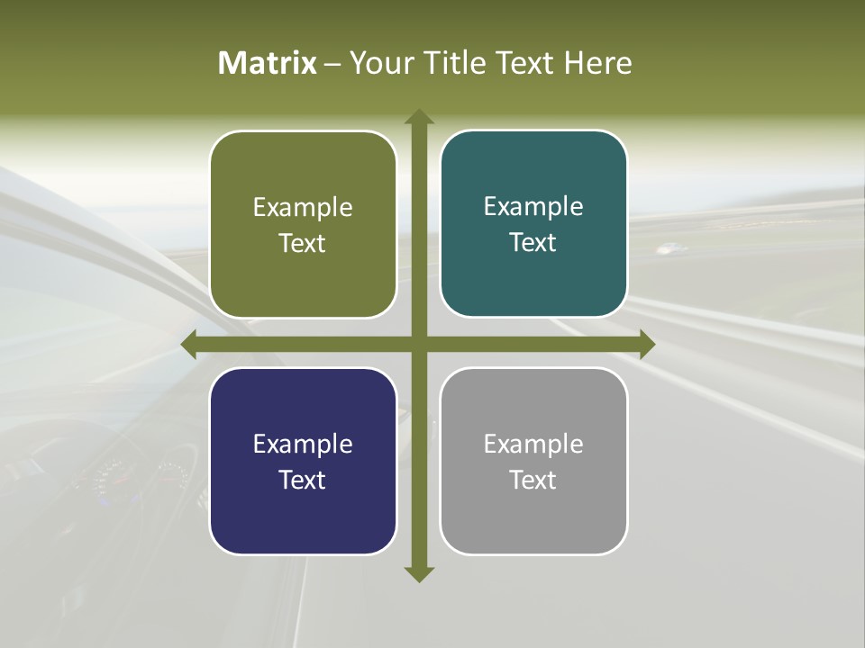 Mirror Rear Race PowerPoint Template