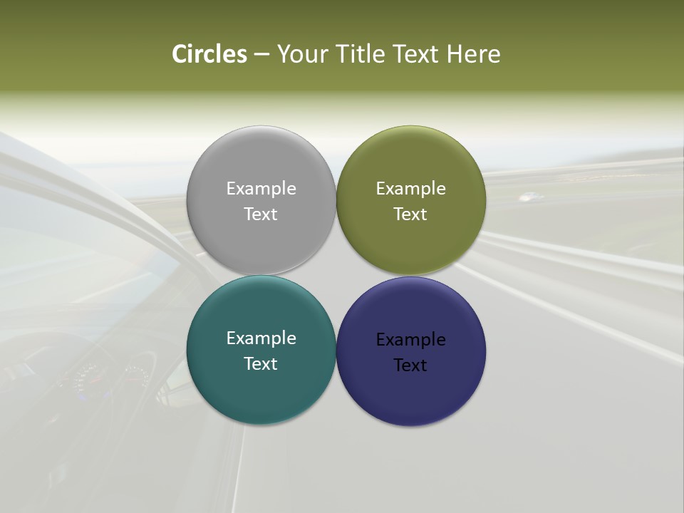 Mirror Rear Race PowerPoint Template