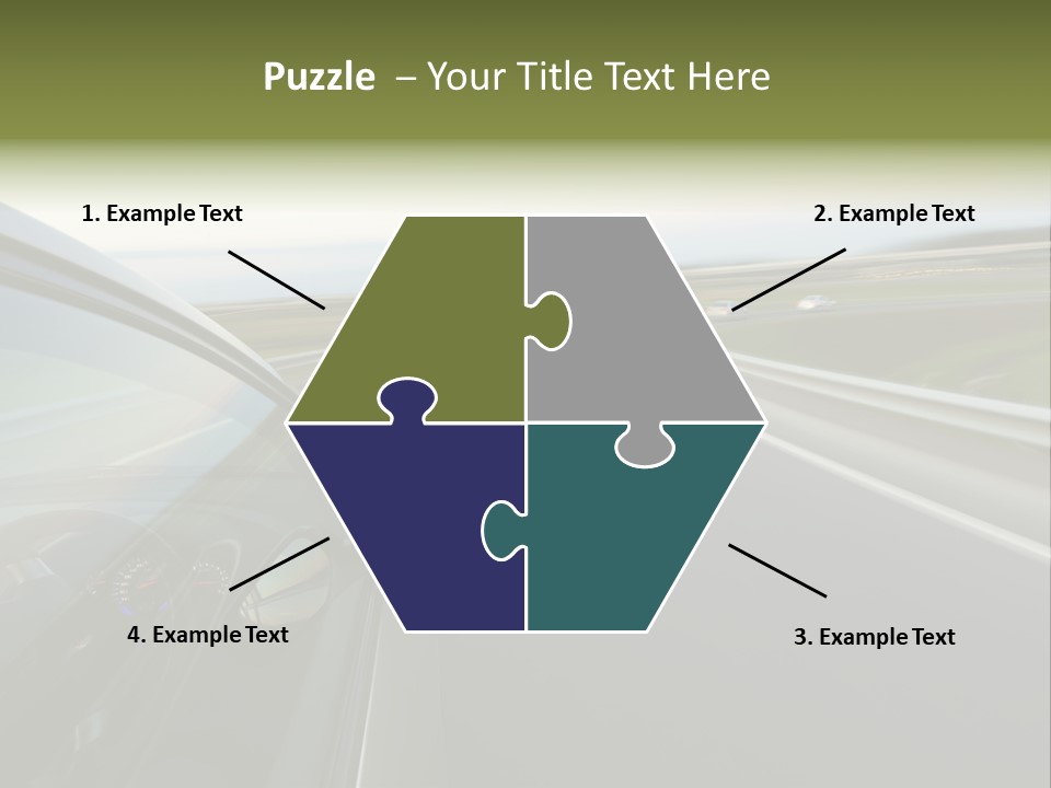 Mirror Rear Race PowerPoint Template