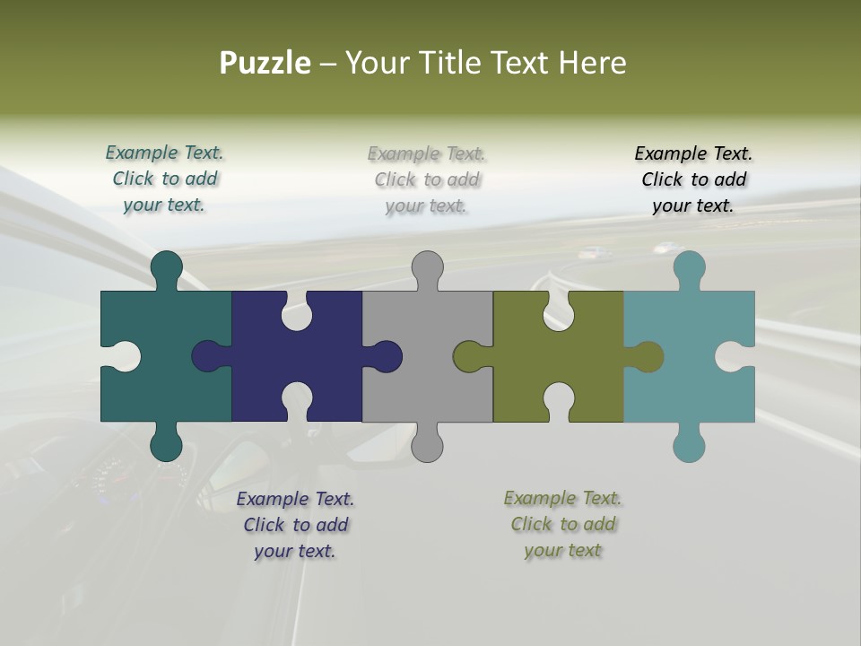 Mirror Rear Race PowerPoint Template