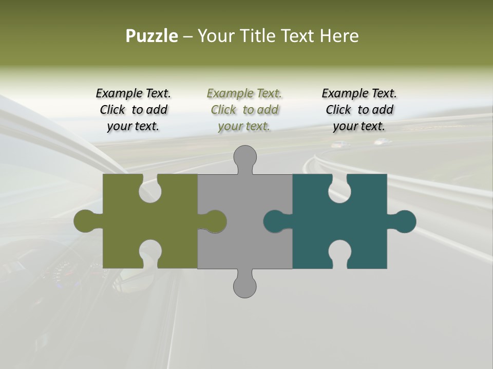 Mirror Rear Race PowerPoint Template