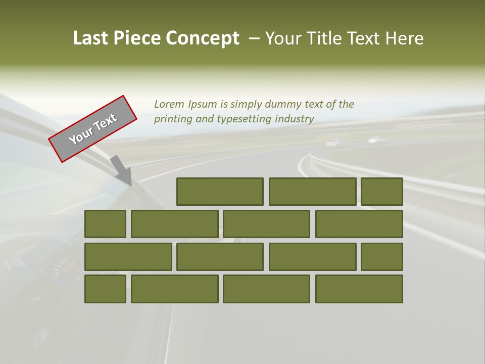 Mirror Rear Race PowerPoint Template
