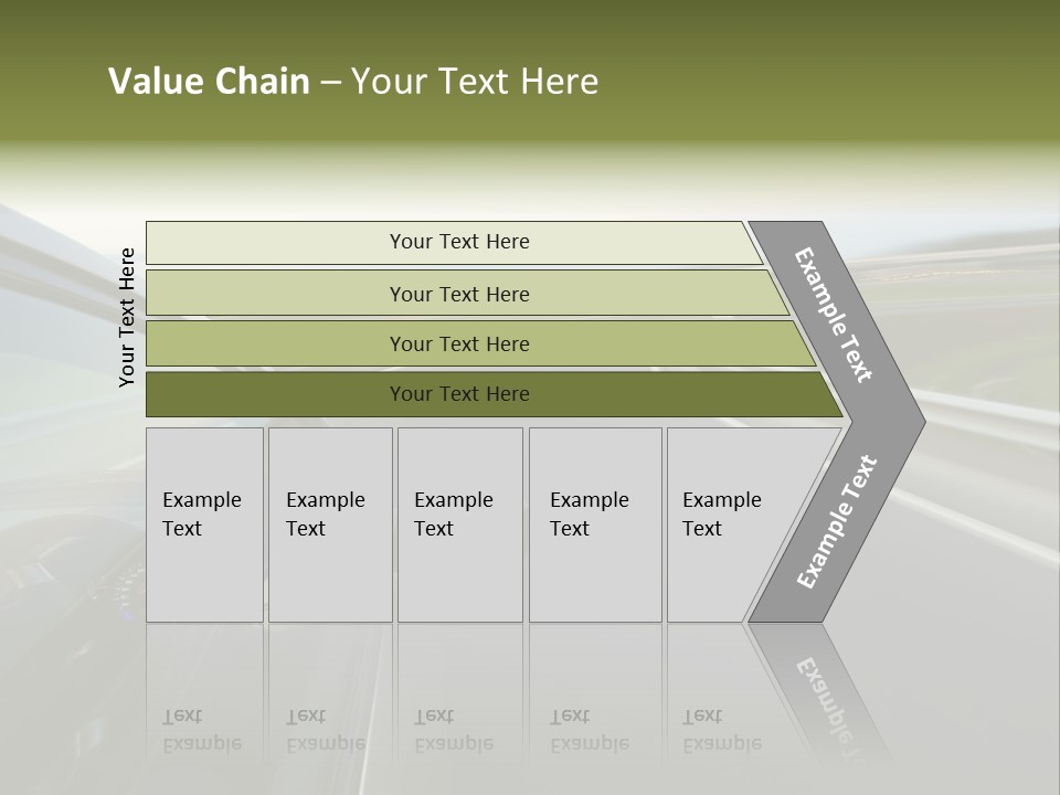 Mirror Rear Race PowerPoint Template