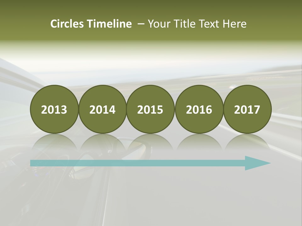 Mirror Rear Race PowerPoint Template