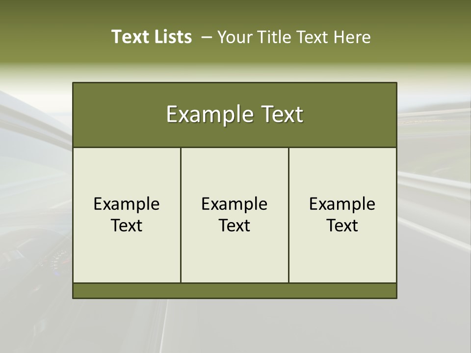 Mirror Rear Race PowerPoint Template