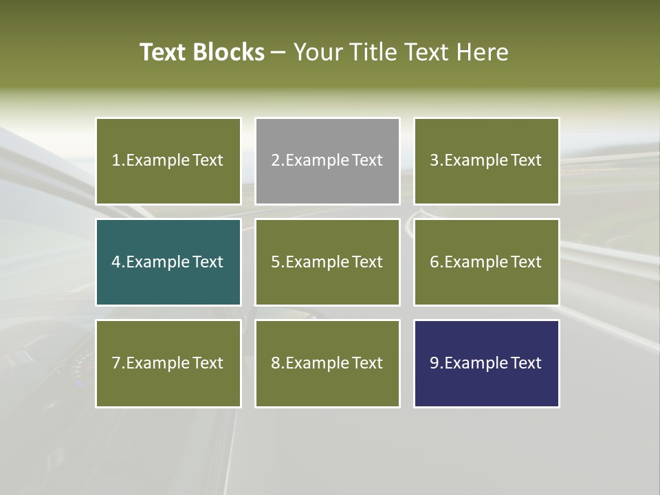 Mirror Rear Race PowerPoint Template