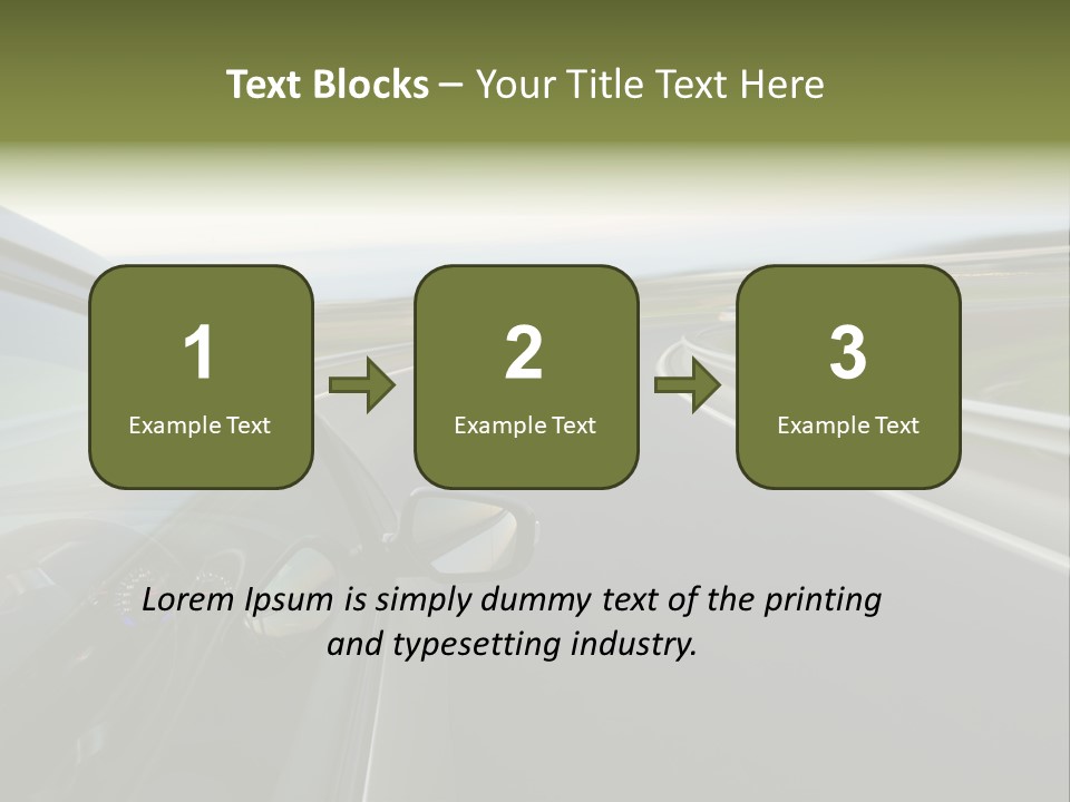 Mirror Rear Race PowerPoint Template
