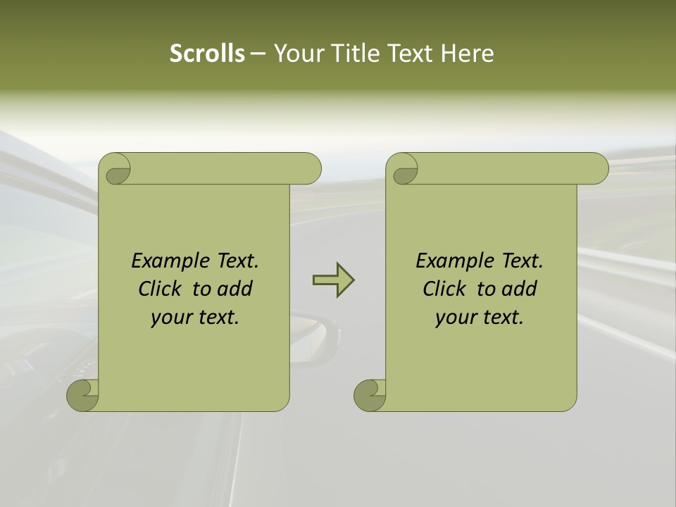 Mirror Rear Race PowerPoint Template