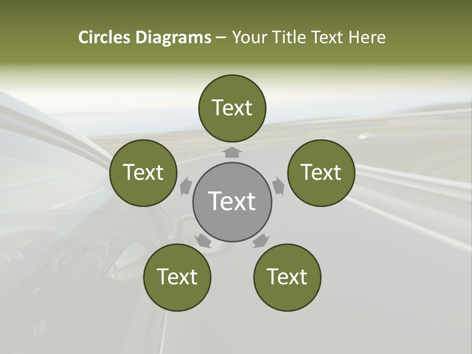 Mirror Rear Race PowerPoint Template
