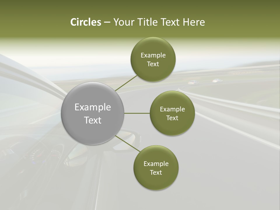 Mirror Rear Race PowerPoint Template