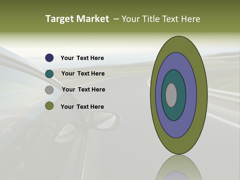 Mirror Rear Race PowerPoint Template