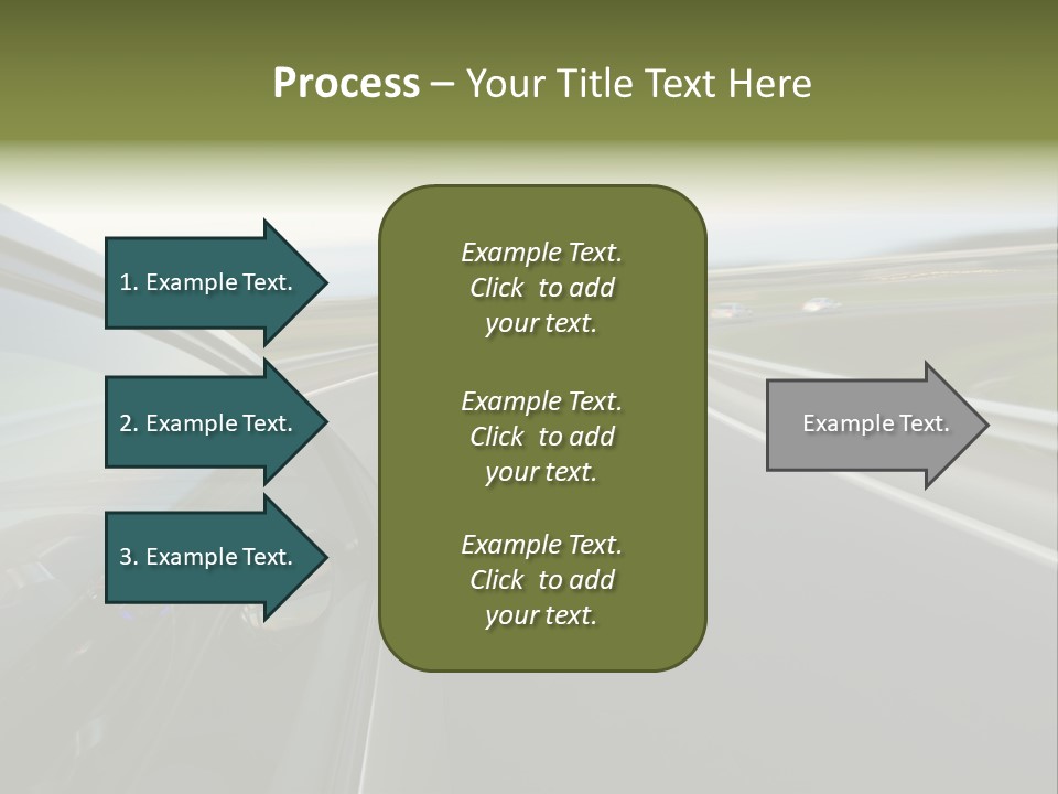 Mirror Rear Race PowerPoint Template