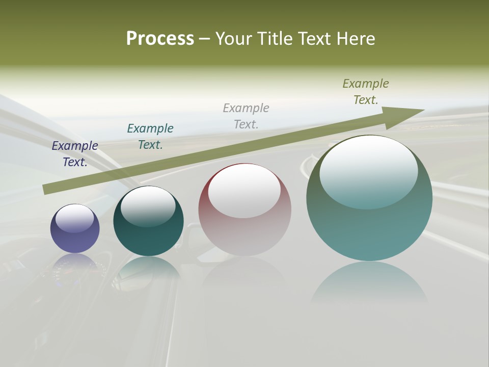 Mirror Rear Race PowerPoint Template