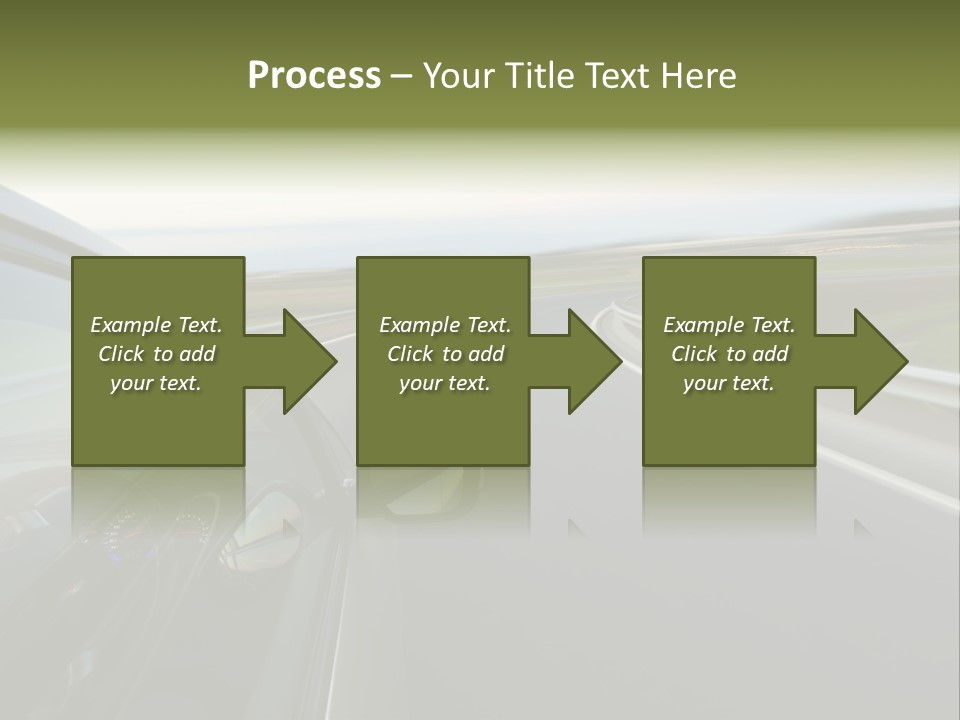 Mirror Rear Race PowerPoint Template