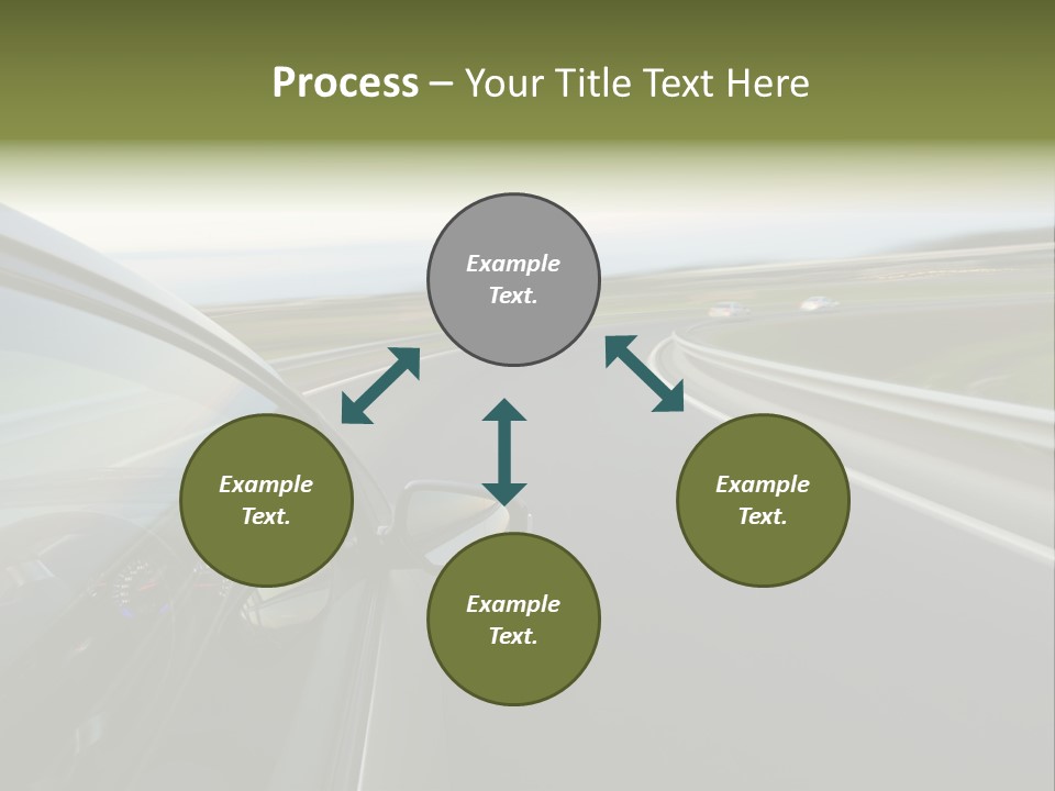 Mirror Rear Race PowerPoint Template