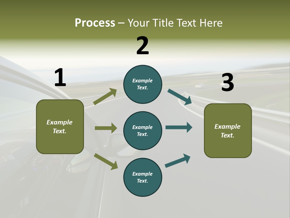 Mirror Rear Race PowerPoint Template