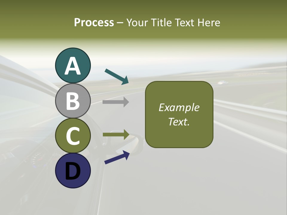 Mirror Rear Race PowerPoint Template