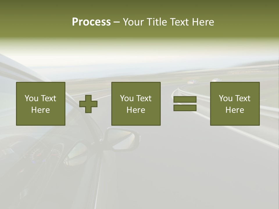 Mirror Rear Race PowerPoint Template
