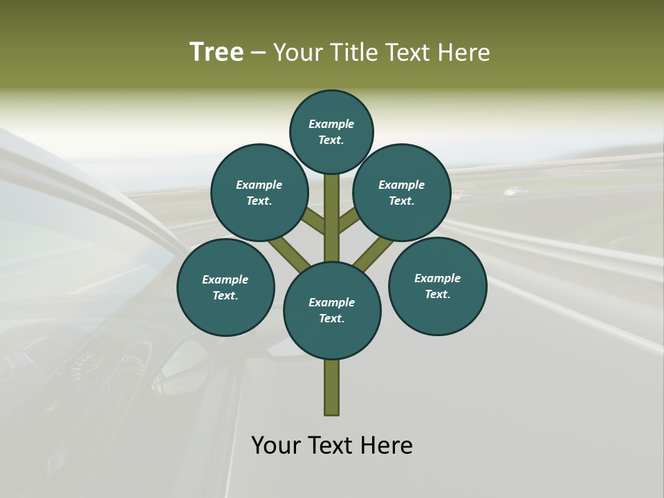 Mirror Rear Race PowerPoint Template