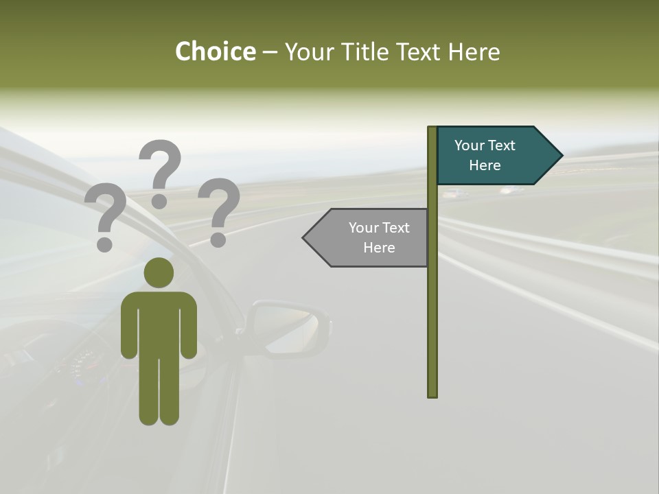 Mirror Rear Race PowerPoint Template