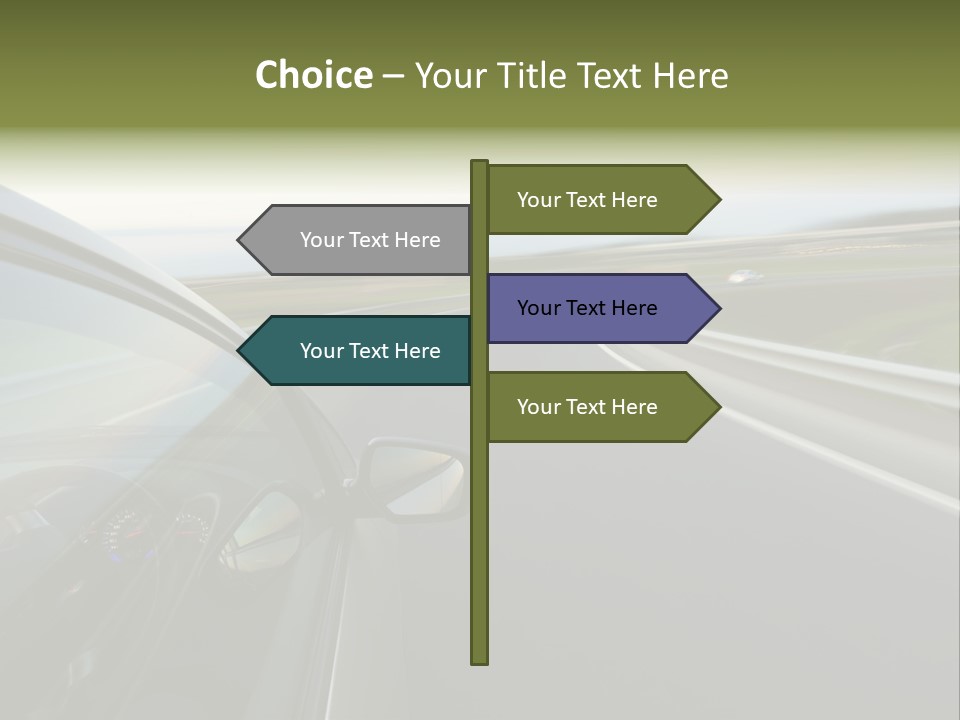 Mirror Rear Race PowerPoint Template