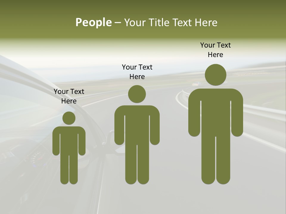 Mirror Rear Race PowerPoint Template
