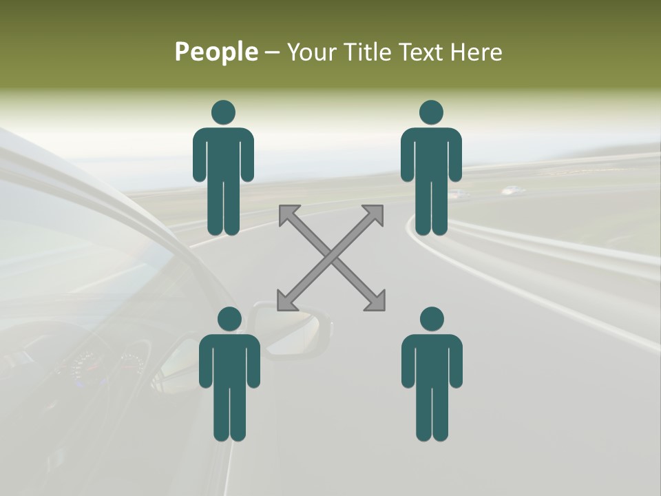 Mirror Rear Race PowerPoint Template