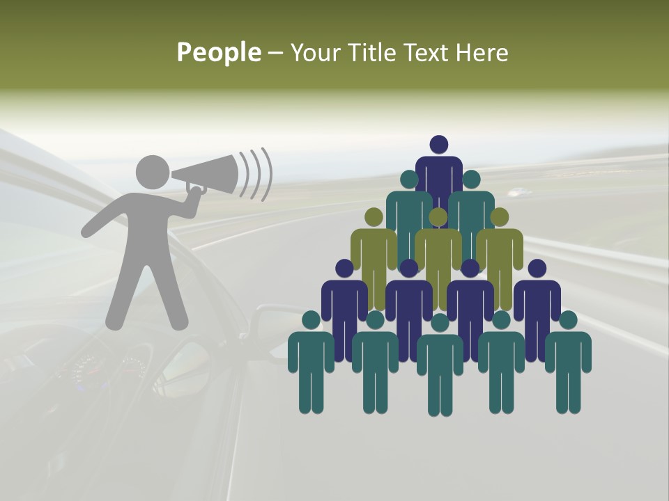 Mirror Rear Race PowerPoint Template