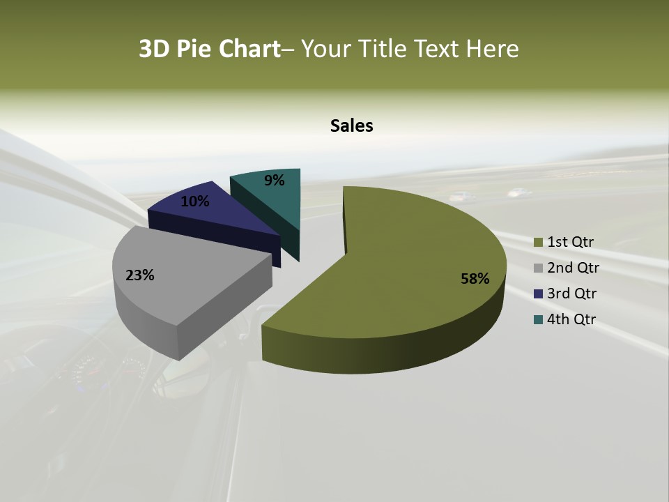 Mirror Rear Race PowerPoint Template